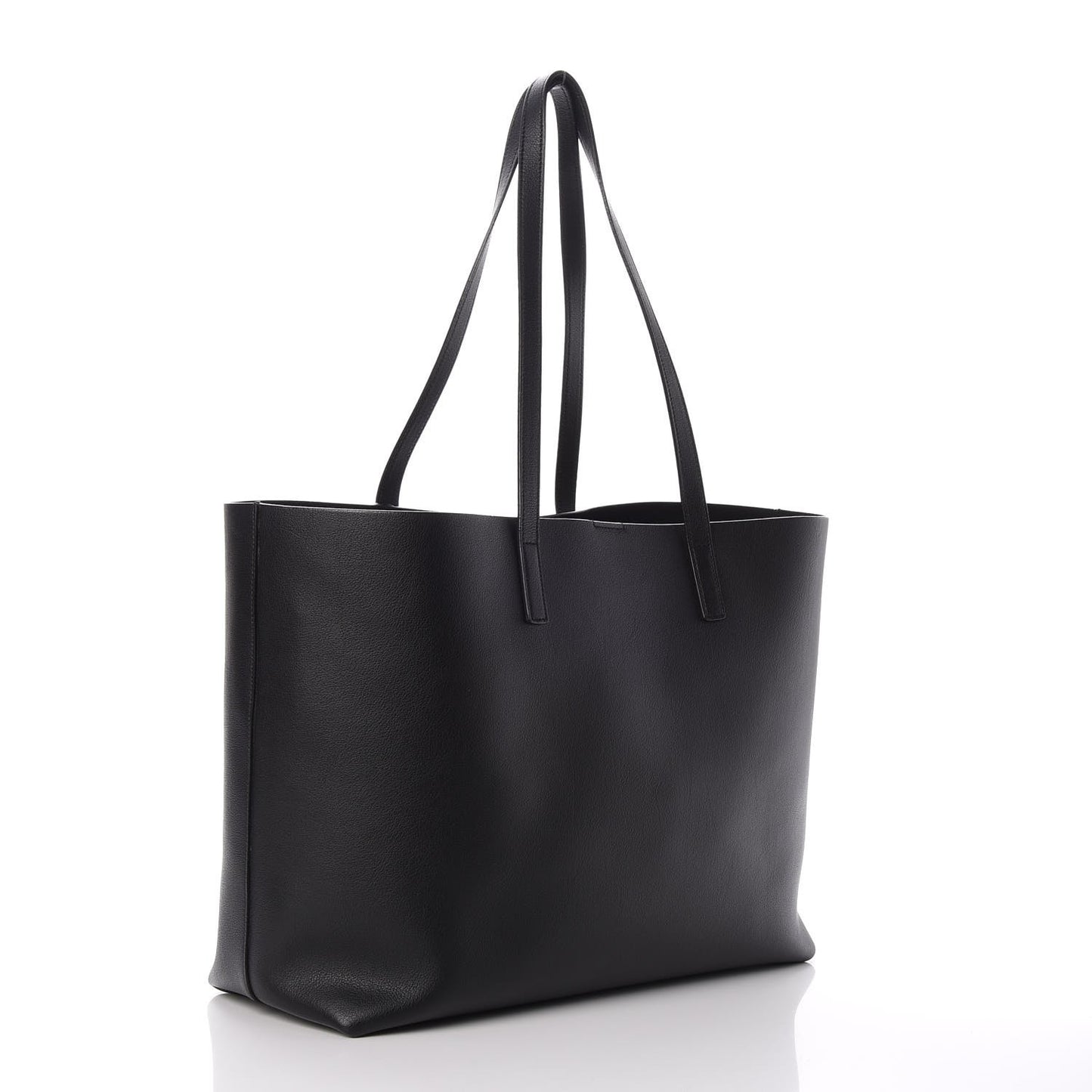 Calfskin Large Shopping Tote Black