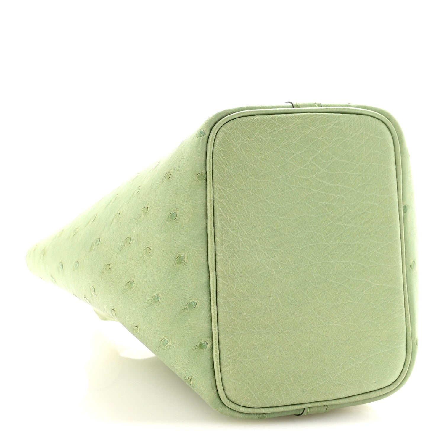 Hermes Ostrich Micro Picotin Lock Vert Criquet 4 of 10