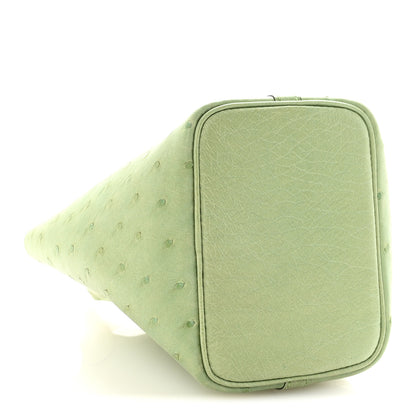Hermes Ostrich Micro Picotin Lock Vert Criquet 4 of 10
