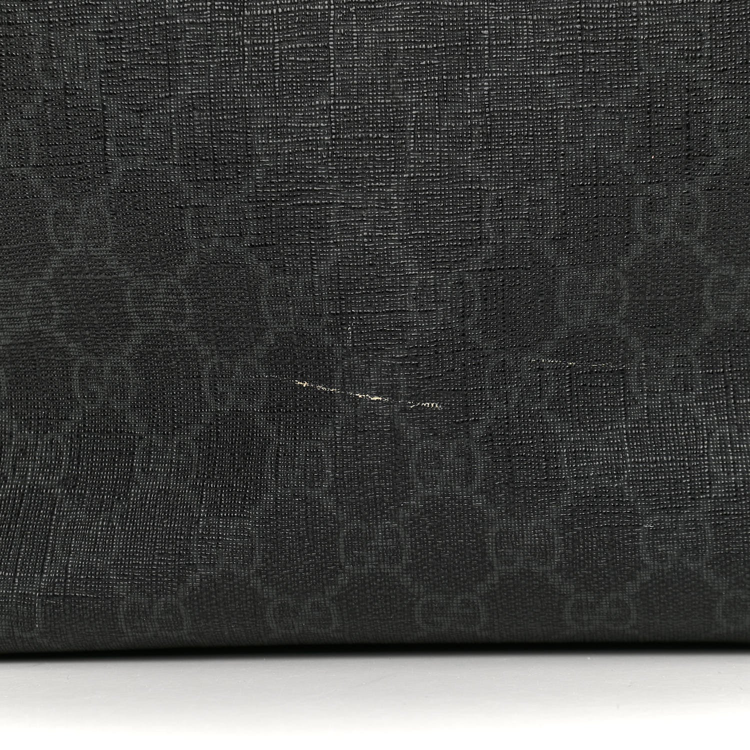 Gucci GG Supreme Monogram Web Handle Vertical Tote Black Grey 11 of 15