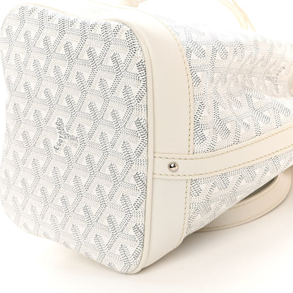 Goyard Goyardine Petit Flot Bucket Bag PM White 8 of 9