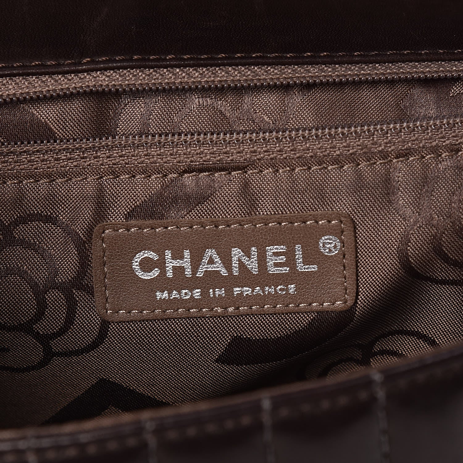 Chanel Lambskin Vertical Quilted Medium Single Flap Brown 6 of 11