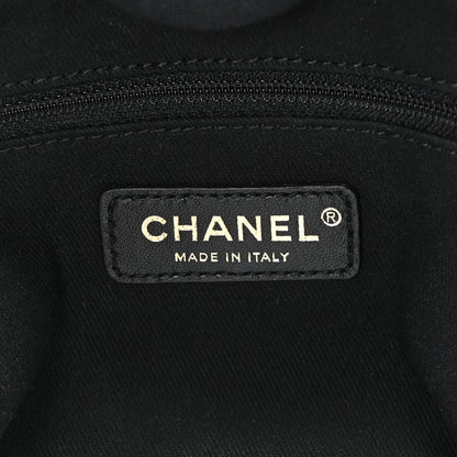 Chanel Mixed Fibers Calfskin Small Deauville Tote Black 6 of 10