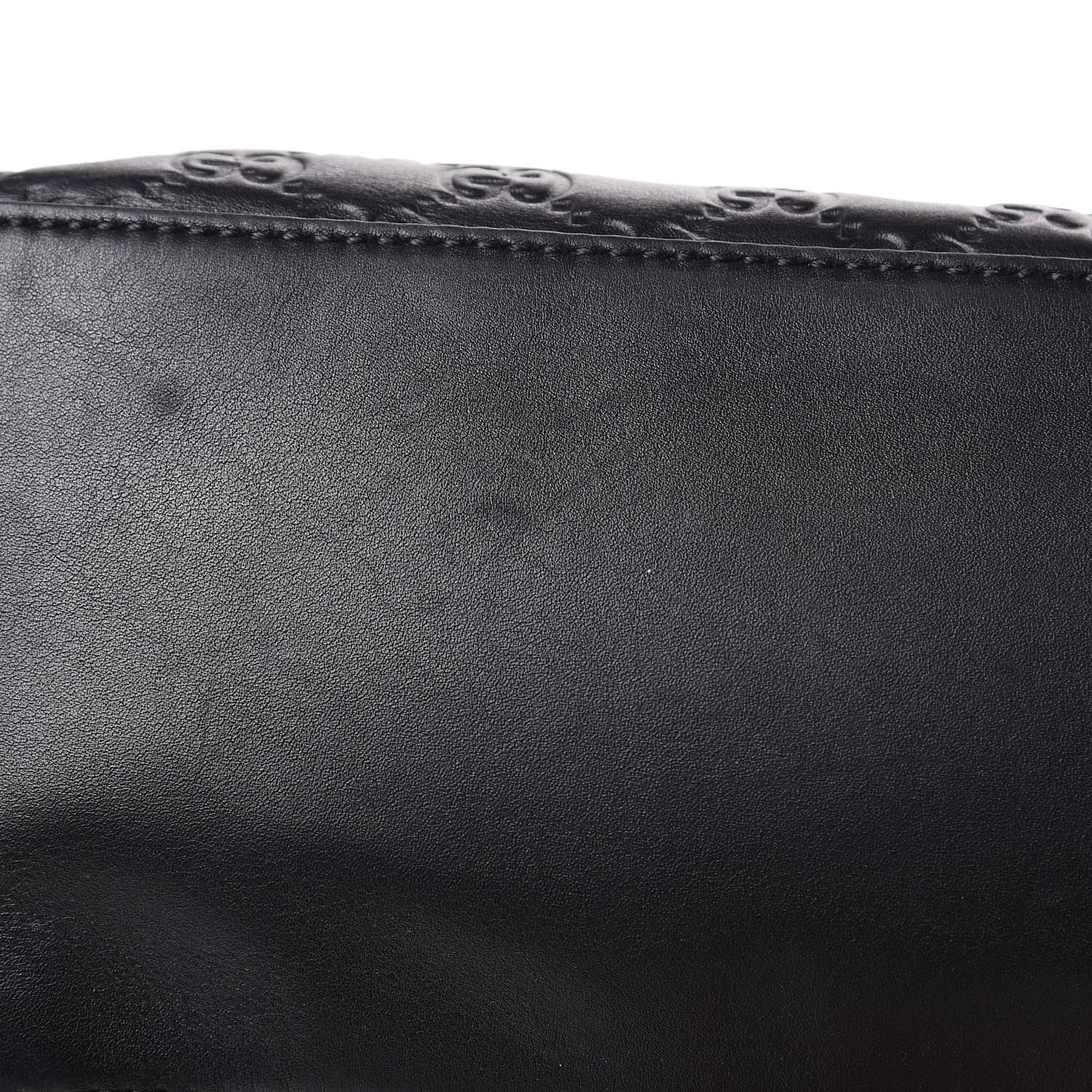 Gucci Guccissima Signature Large Linea A Hobo Black 11 of 17