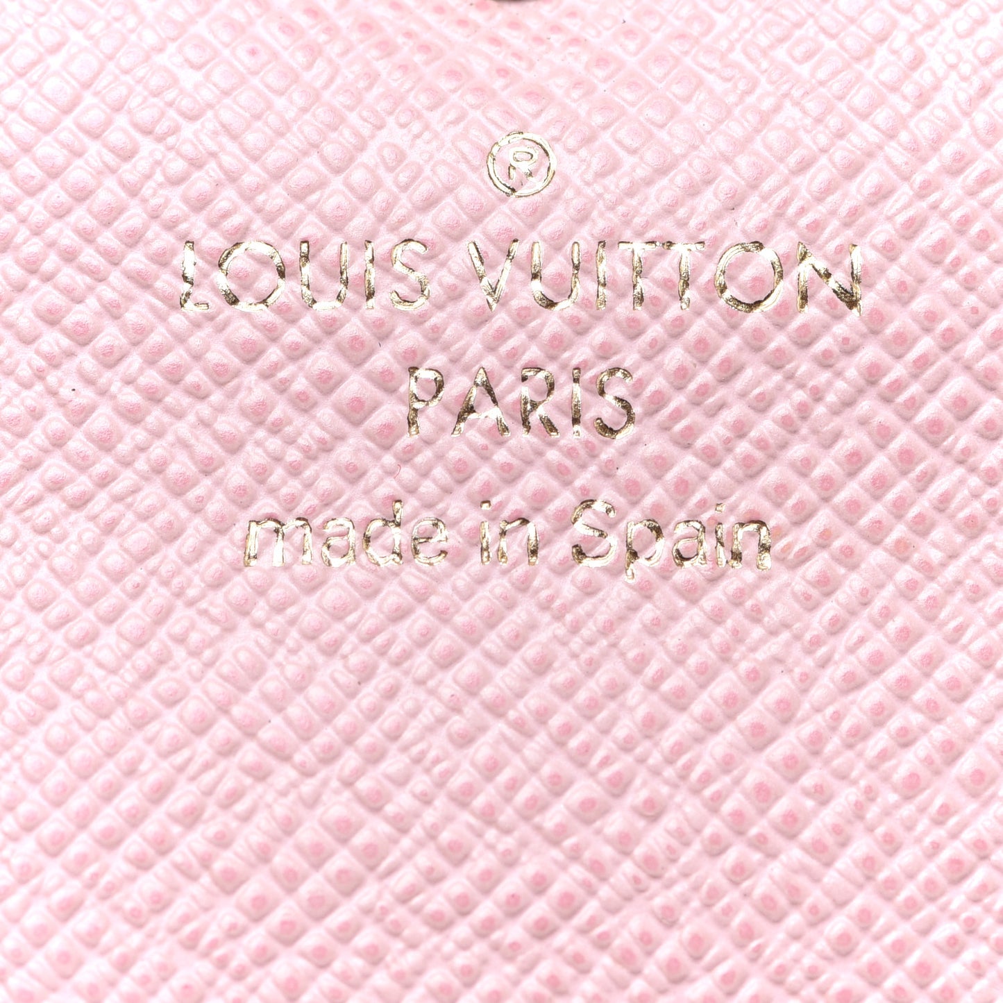 Damier Ebene Caissa Wallet Rose Ballerine