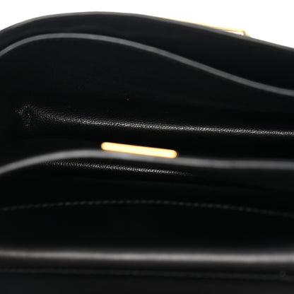 Prada City Calf Saffiano Cahier Bag Talco Black 5 of 12