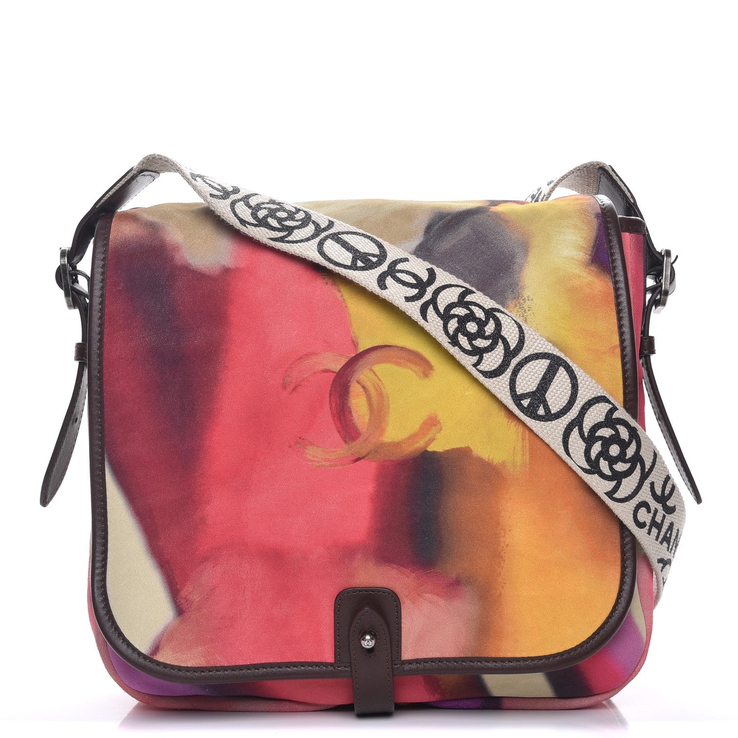 Chanel Printed Ultra Soft Lambskin Medium Flower Power Messenger 1 of 7