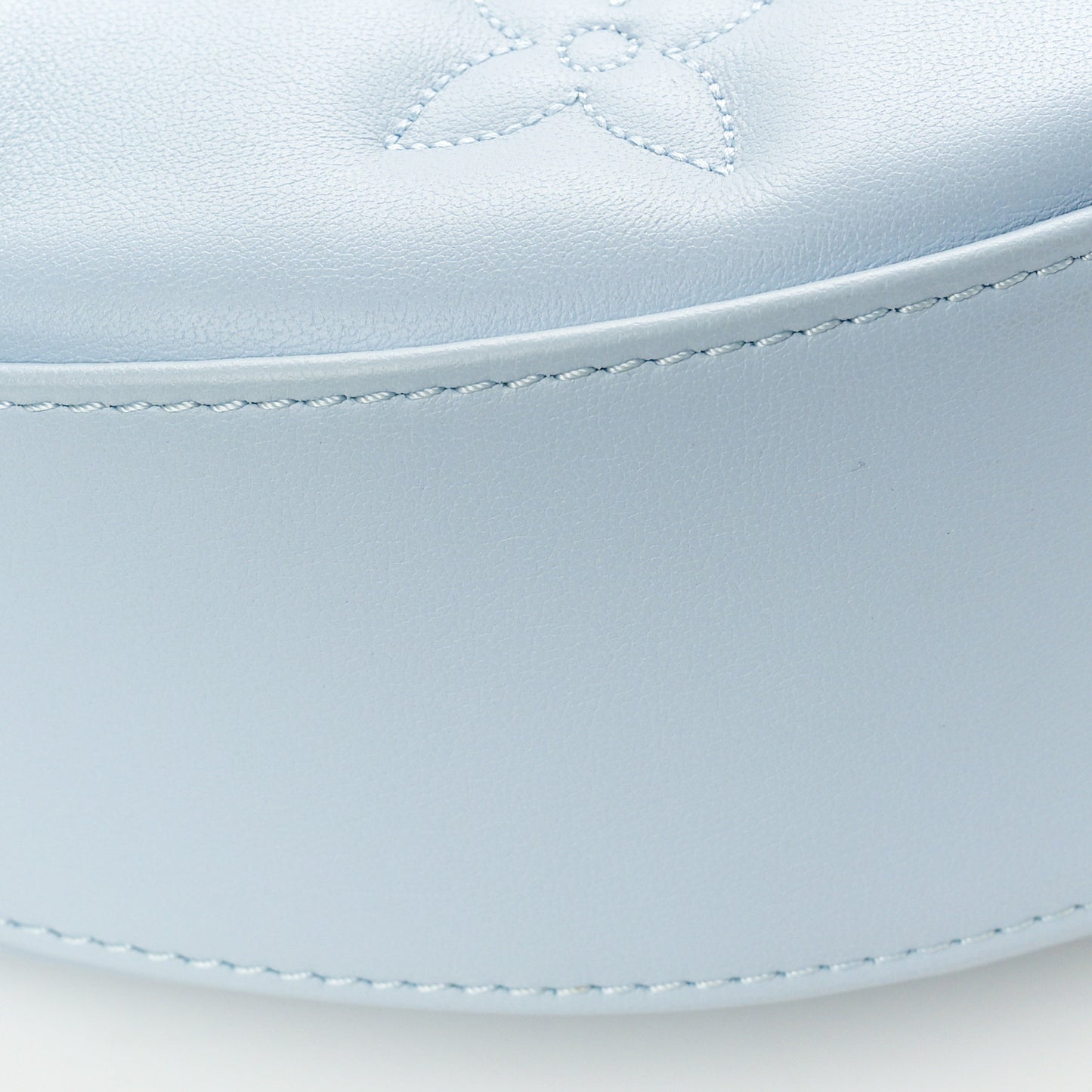 Calfskin Bubblegram Over The Moon Ice Blue