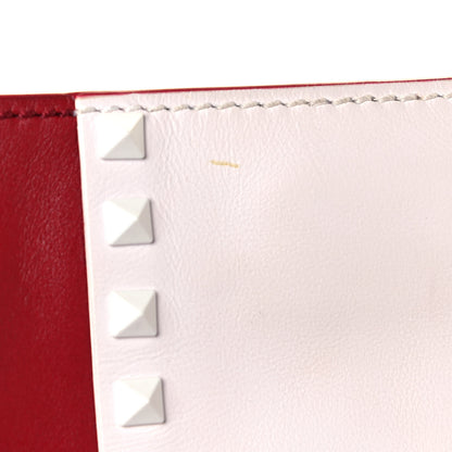 Valentino Garavani Vitello Colorblock Free Rockstud Tote Rosso Valentino White 14 of 16