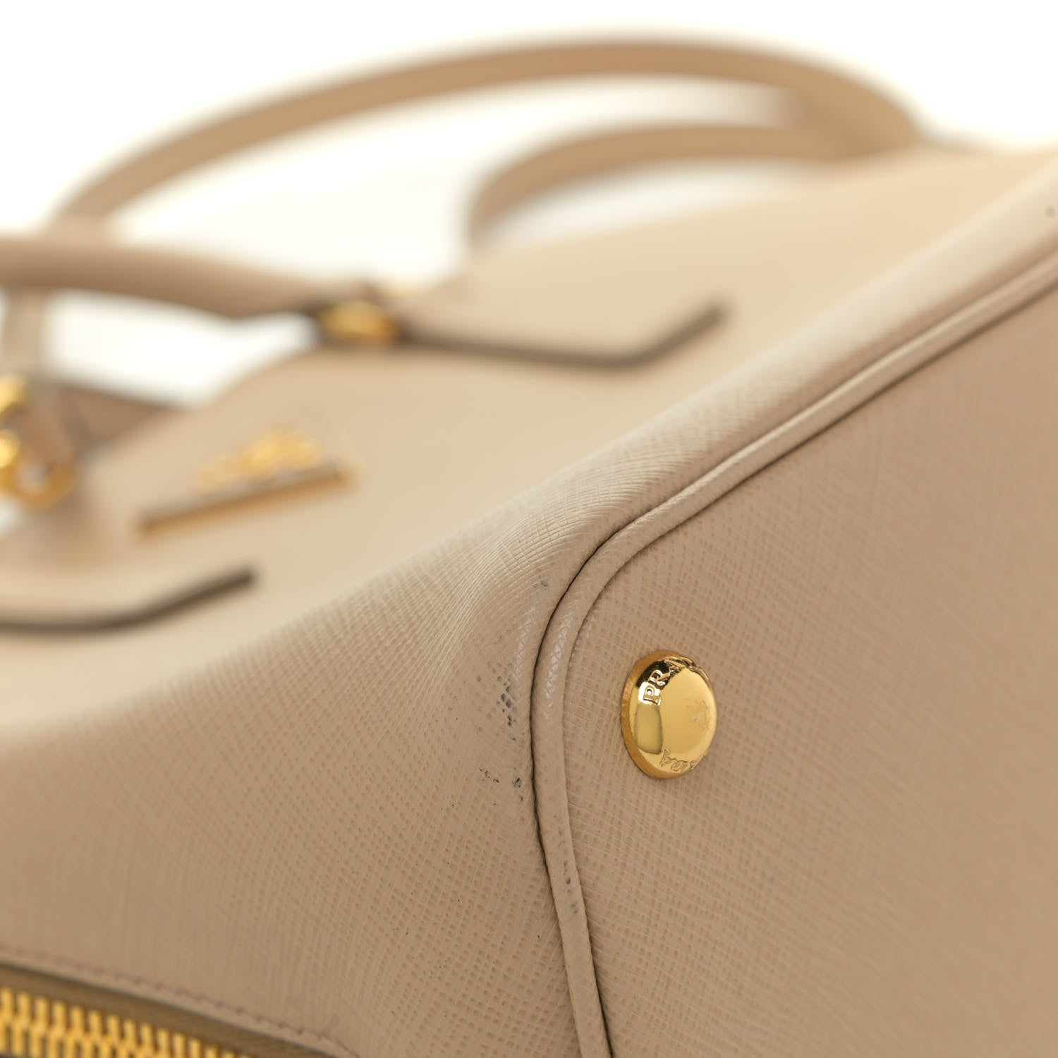 Prada Saffiano Lux Medium Promenade Tote Sabbia 10 of 11