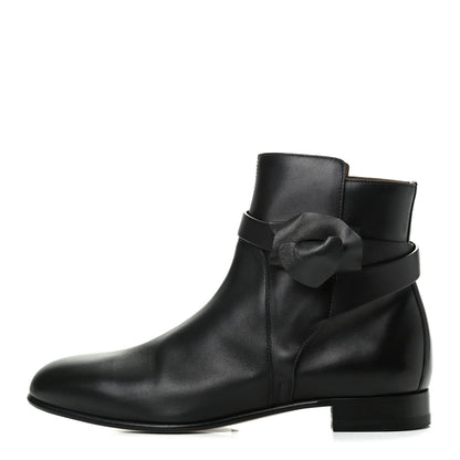 Hermes Calfskin Neo Low Boots 37.5 Black 1 of 9
