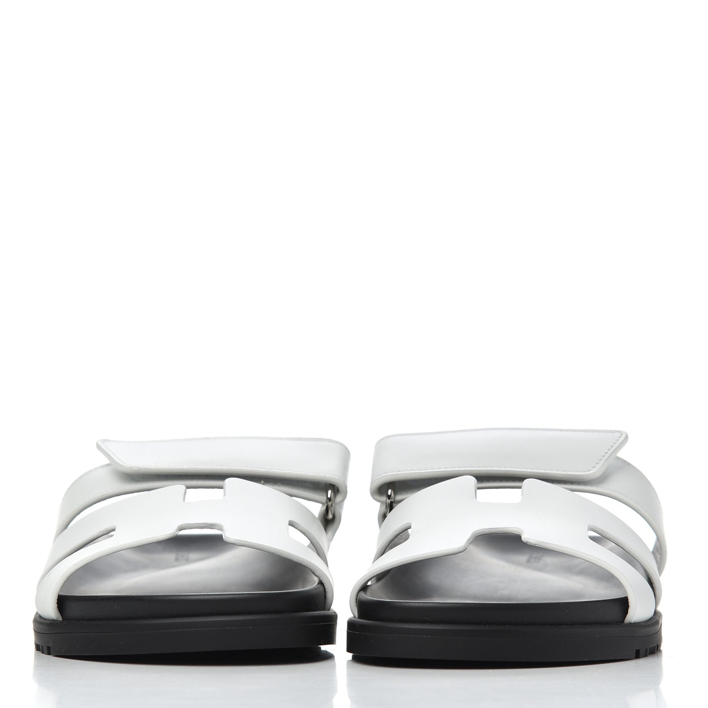 Calfskin Womens Chypre Sandals 36 White