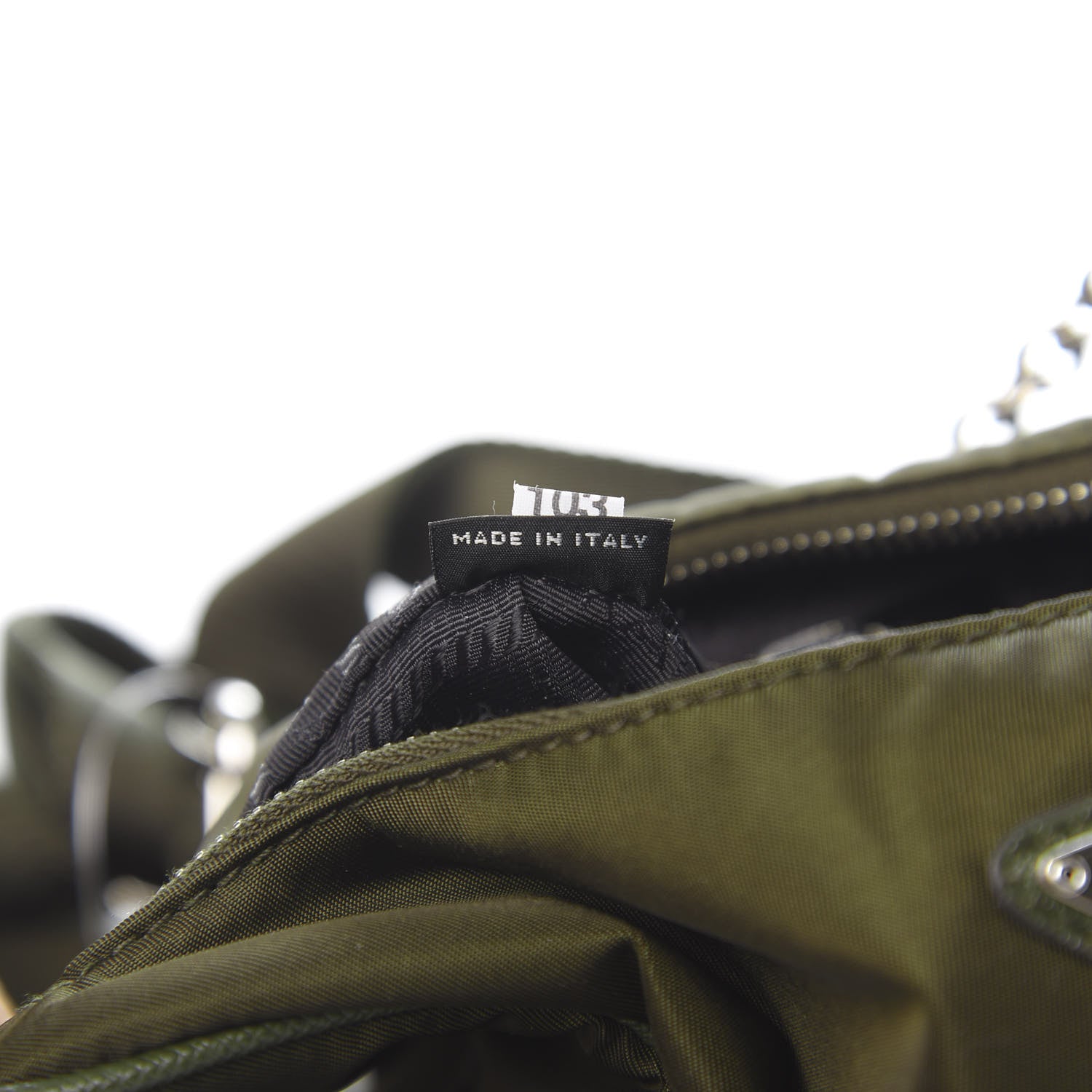 Prada Tessuto Nylon Saffiano Re-Edition 2005 Shoulder Bag Mimetico 8 of 12