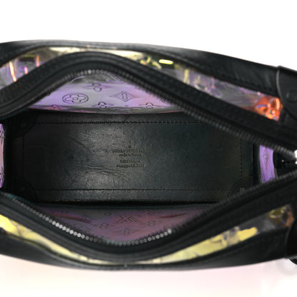 Louis Vuitton Calfskin PVC Monogram Solar Ray Soft Trunk Iridescent Prism Black 5 of 8