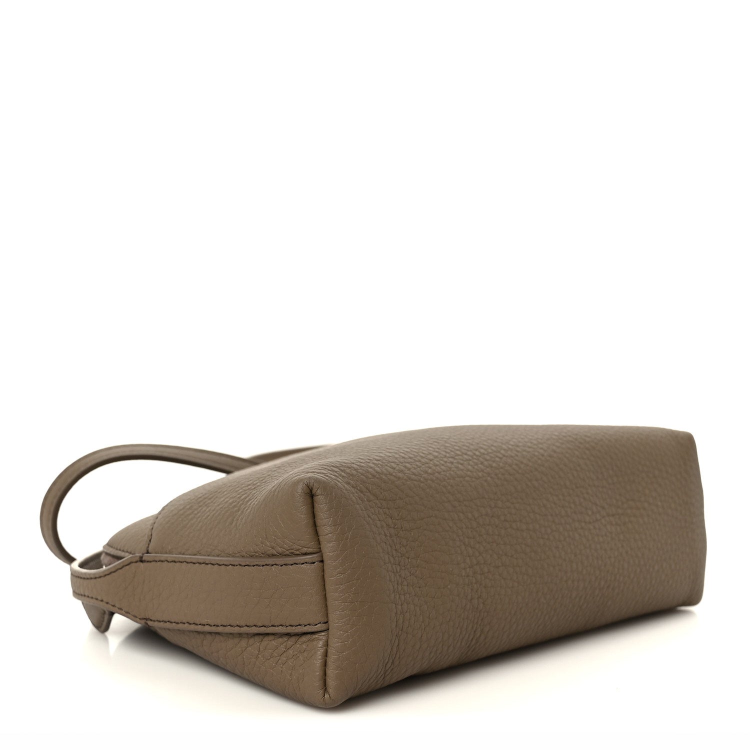 The Row Grained Calfskin Annie E/W Crossbody Bag Smoked Taupe 4 of 10