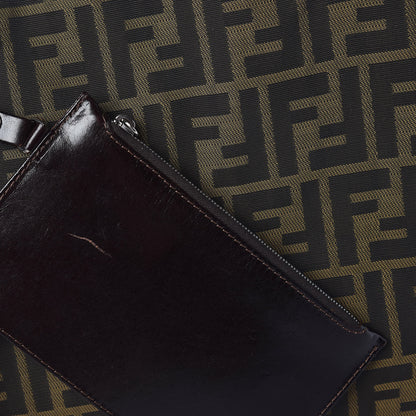 Fendi Zucca Medium Roll Tote Tobacco 12 of 12