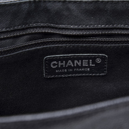 Chanel Caviar Half Moon Large Flap Black 7 of 12