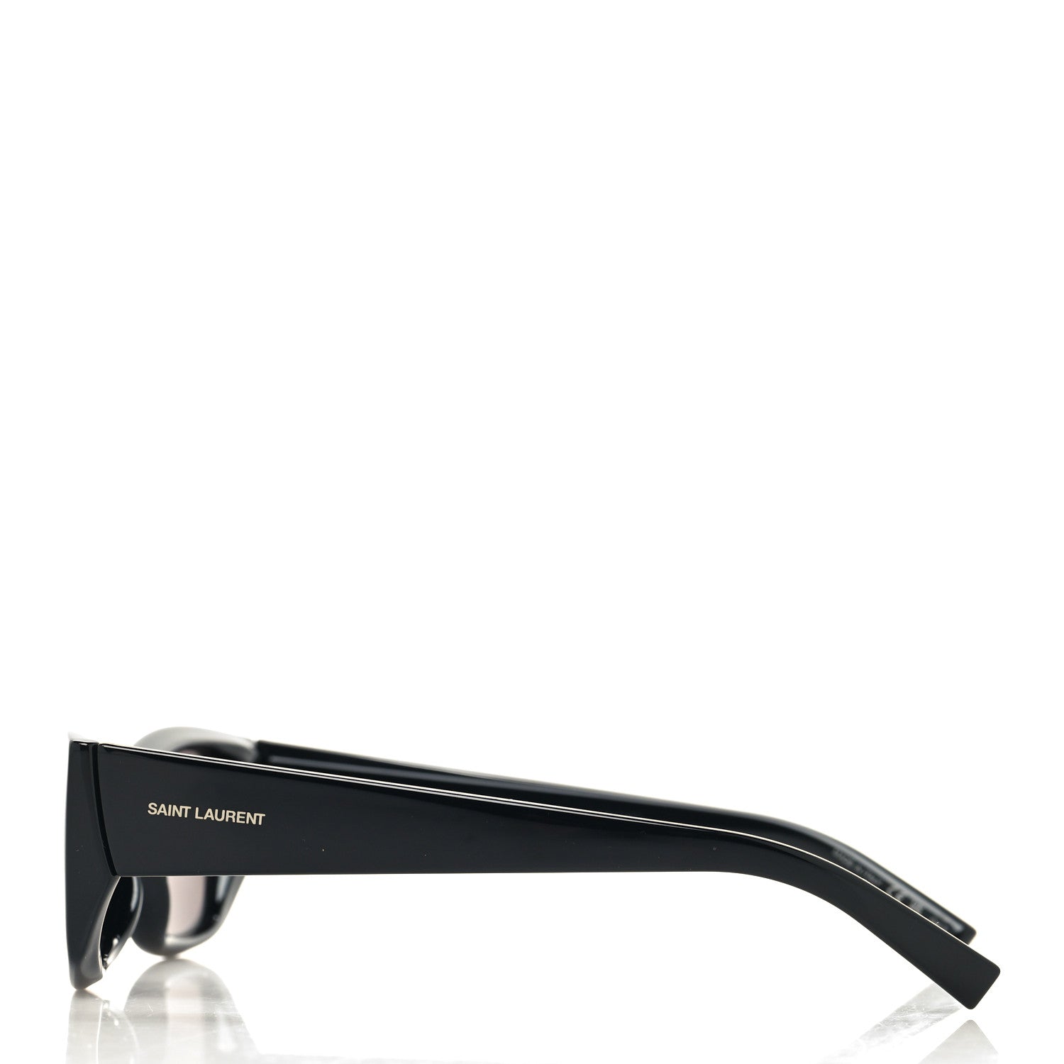 Saint Laurent Acetate Ultra Cat Eye Sunglasses SL 593 Black 3 of 8
