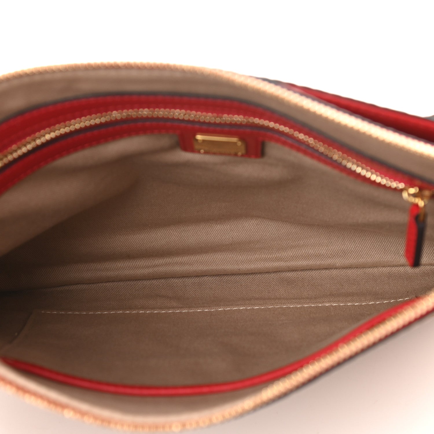 MCM Visetos Medium Crossbody Pouch Cognac Red 5 of 9