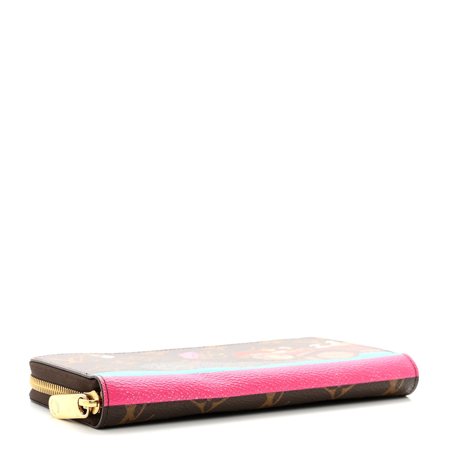 Monogram 2015 Christmas Animation Zippy Wallet Hibiscus
