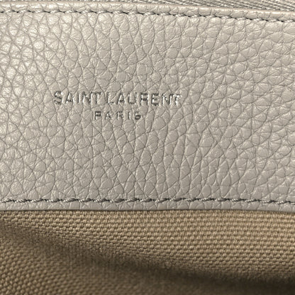 Saint Laurent Grained Calfskin Small Supple Sac De Jour Grey 7 of 11