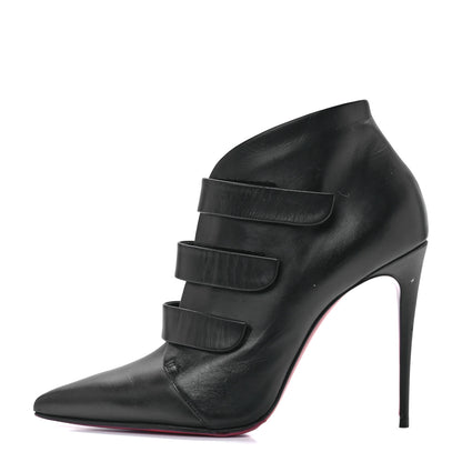 Christian Louboutin Calfskin Triniboot 100 Booties 40 Black 1 of 9