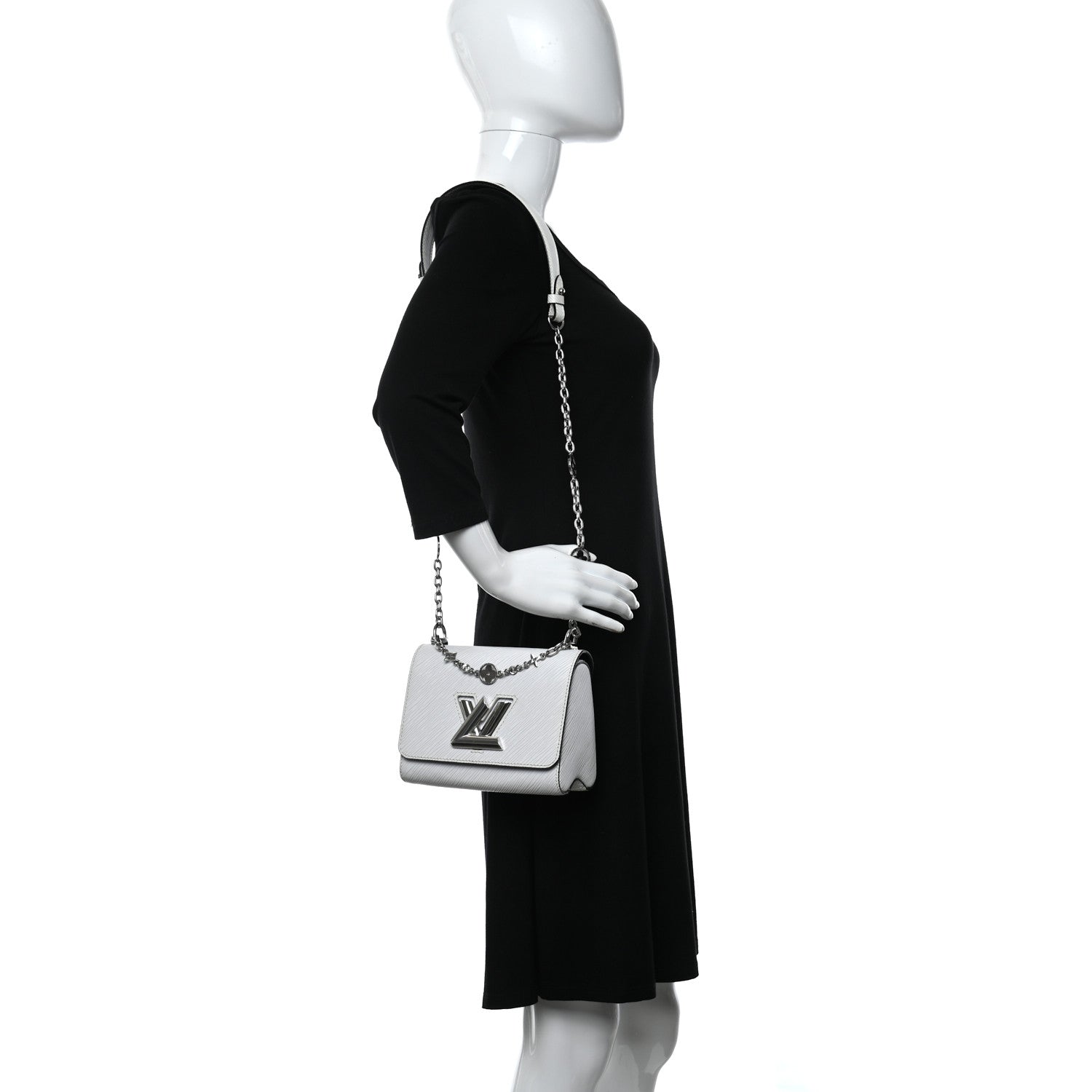 Louis Vuitton Epi Flower Jewels Twist Shoulder Bag PM White 2 of 11