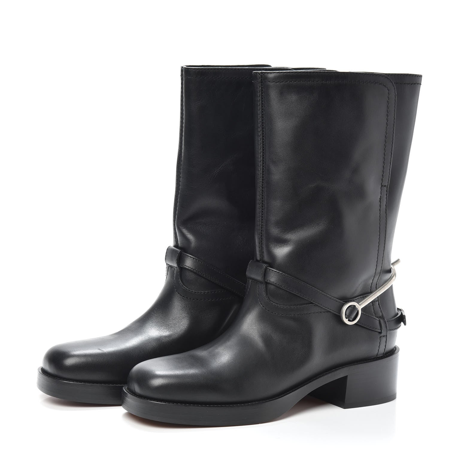 Christian Dior Shiny Calfskin Diorider Low Boot 38 Black 3 of 7