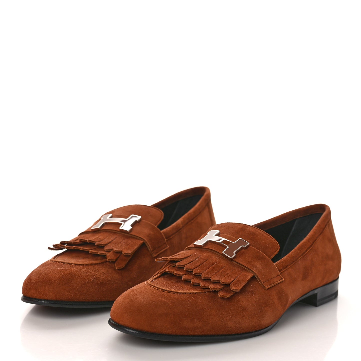 Suede Goatskin Womens Royal Loafers 39 Gold