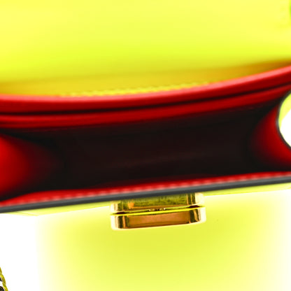 Christian Louboutin Calfskin Elisa Phone Crossbody Neon Green 5 of 8