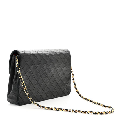 Chanel Lambskin Quilted Medium Single Flap Black 3 of 11