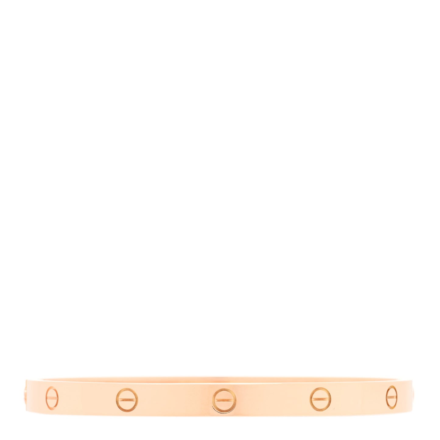 18K Pink Gold LOVE Bracelet 21