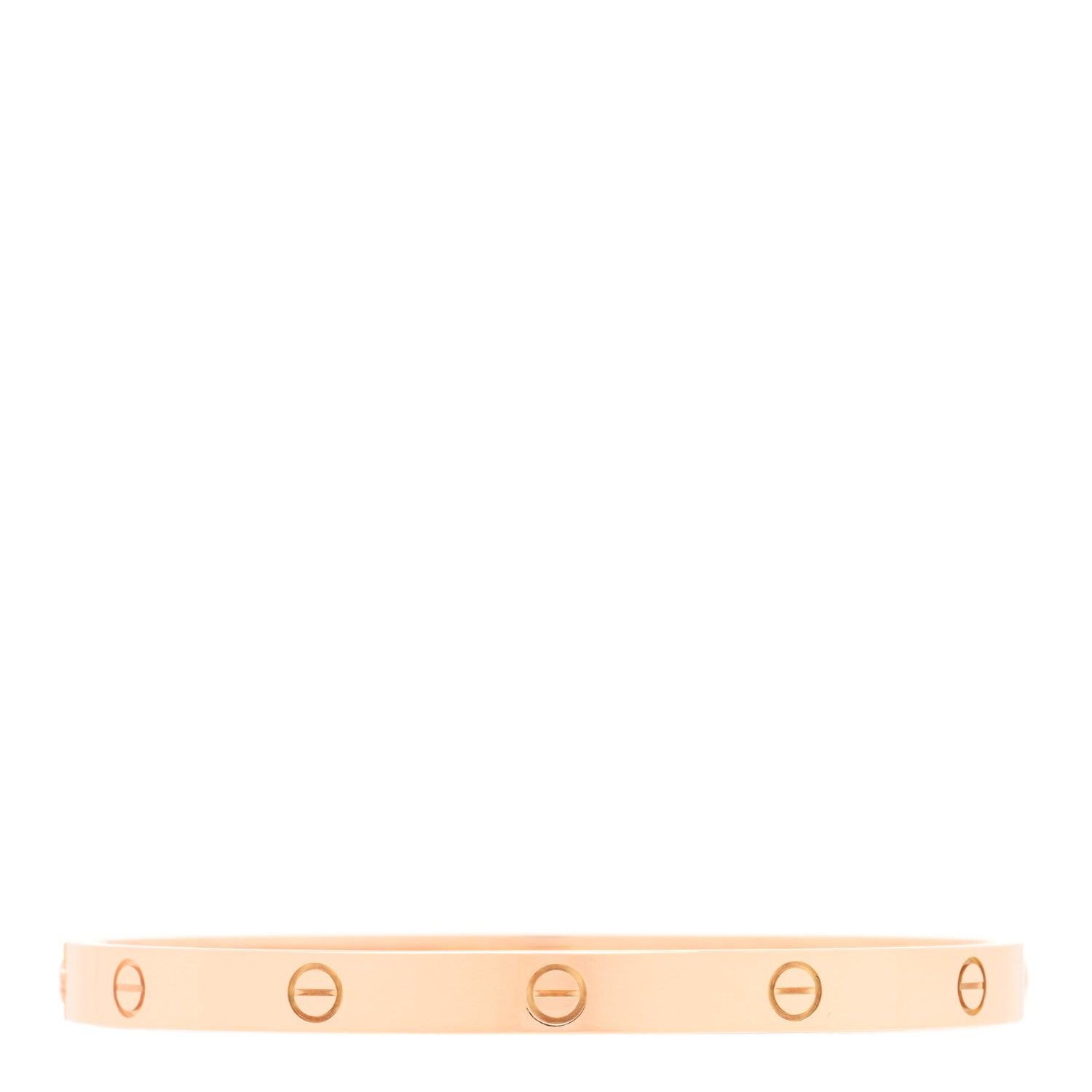 Cartier 18K Pink Gold LOVE Bracelet 21 1 of 5