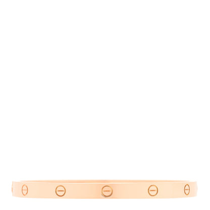 Cartier 18K Pink Gold LOVE Bracelet 21 1 of 5