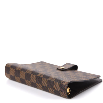 Louis Vuitton Damier Ebene Medium Ring Agenda Cover 4 of 10