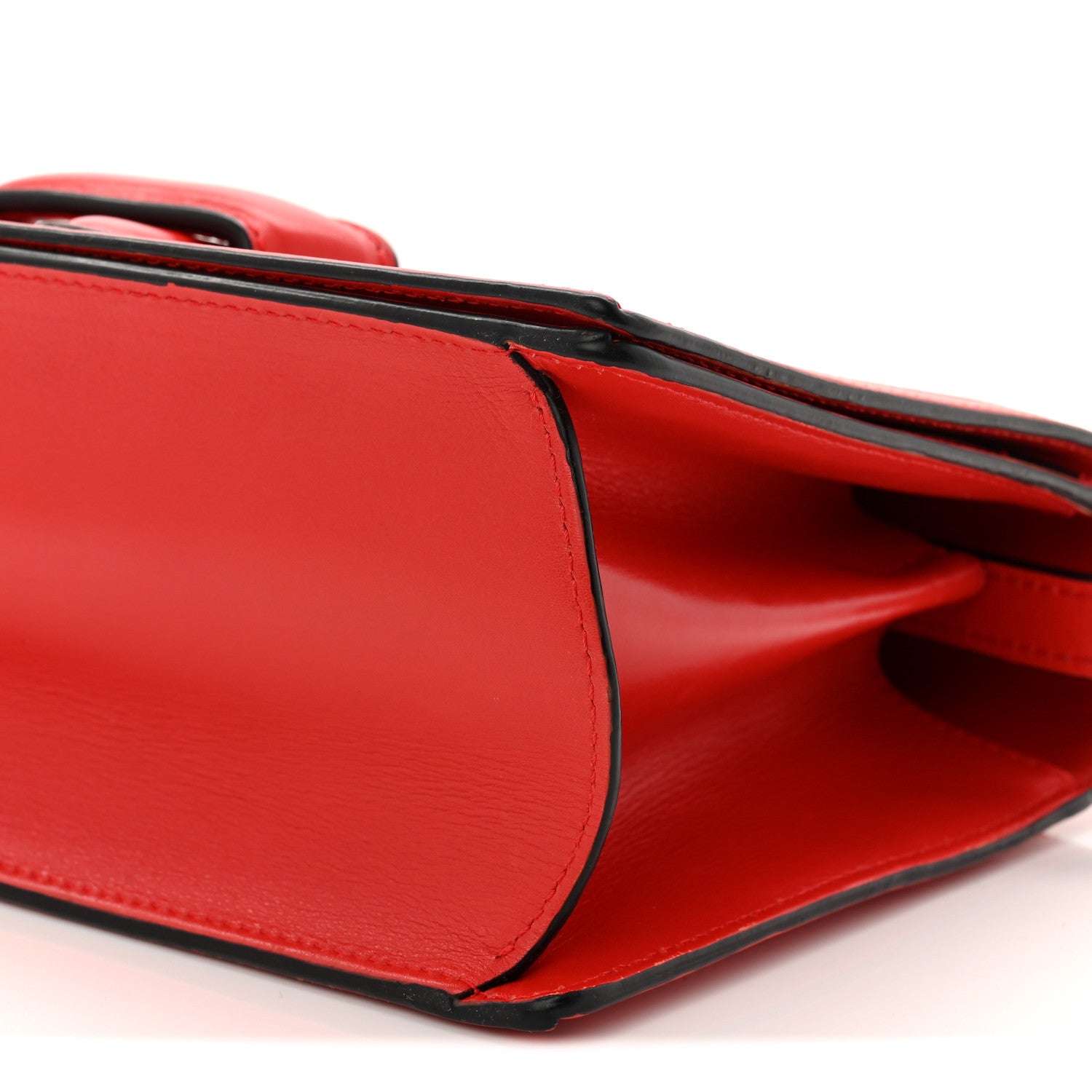 Loewe Calfskin Small Barcelona Shoulder Bag Red 9 of 9
