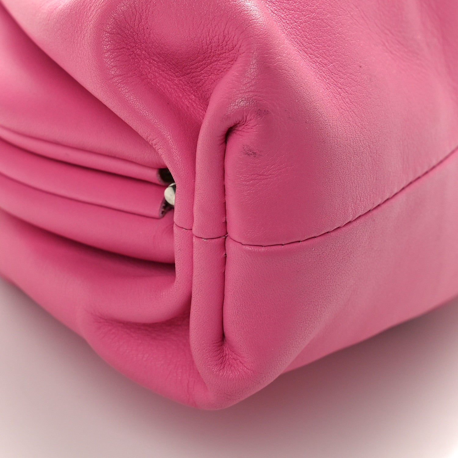 Bottega Veneta Butter Calfskin The Mini Pouch Pink 9 of 12