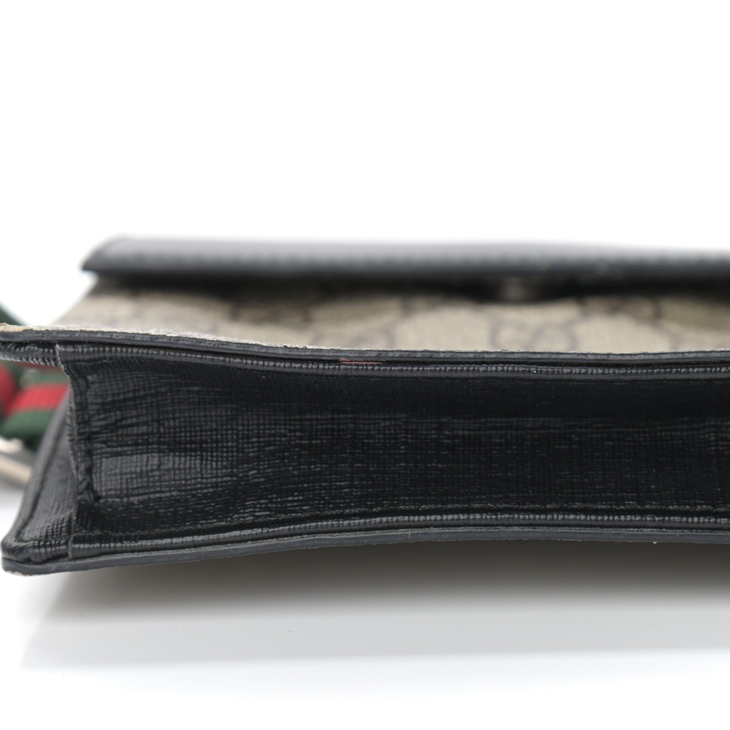 Gucci GG Supreme Monogram Web Belt Bag Black 16 of 18