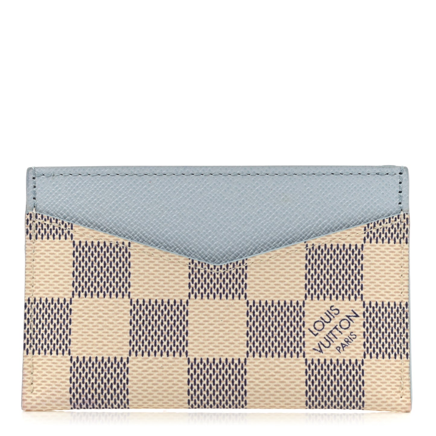 Damier Azur Daily Card Holder Olympe Blue
