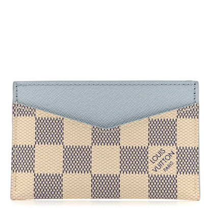 Louis Vuitton Damier Azur Daily Card Holder Olympe Blue 1 of 7