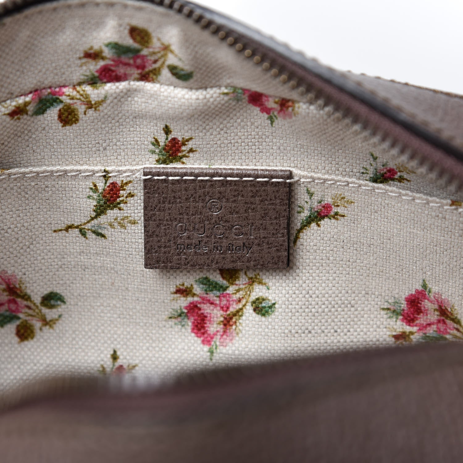 Gucci GG Supreme Monogram Web Neo Vintage Shoulder Bag Beige New Acero Crop 8 of 10