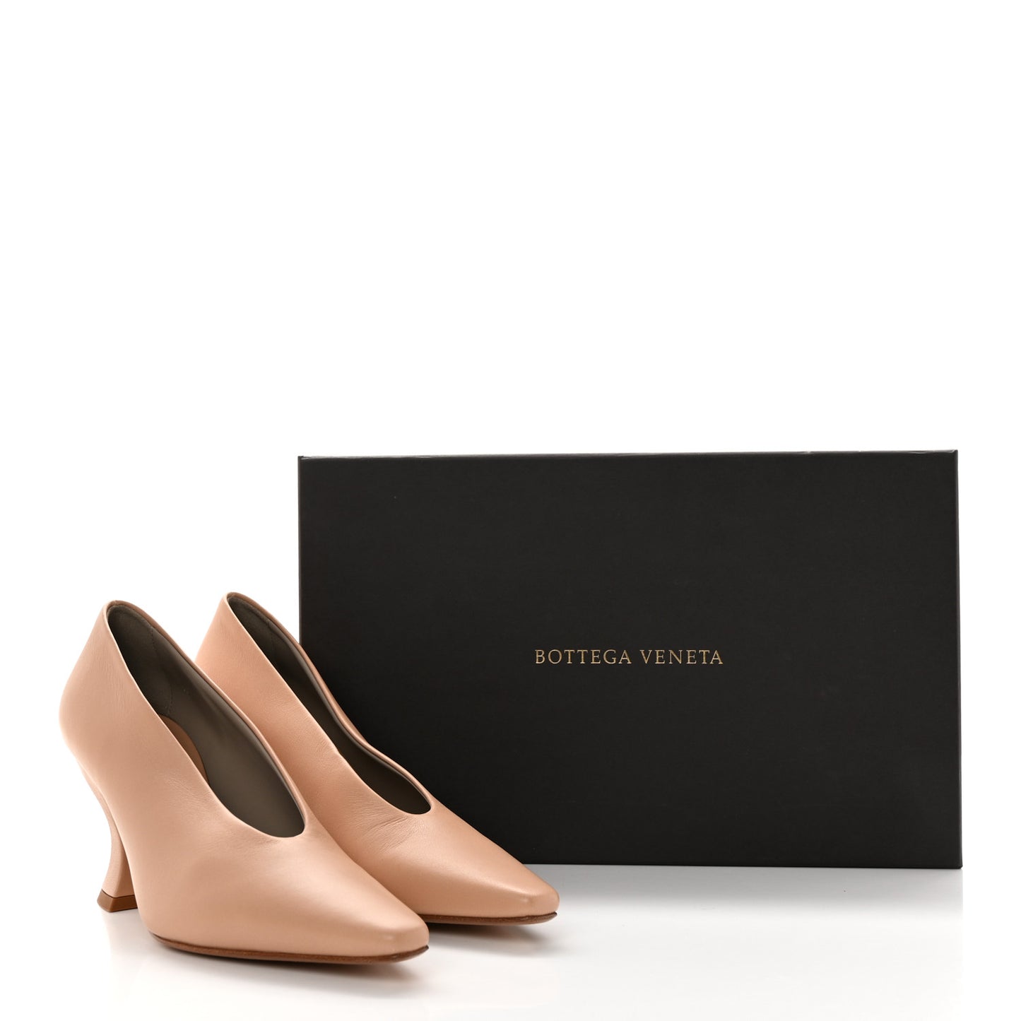Nappa Almond Pumps 35 Nude