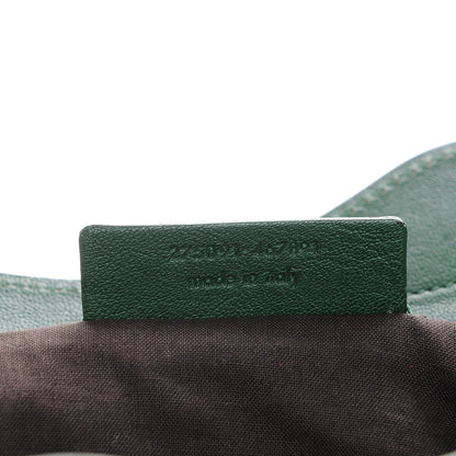 Saint Laurent Sheepskin Large Cabas ChYc Tartan Green 7 of 8