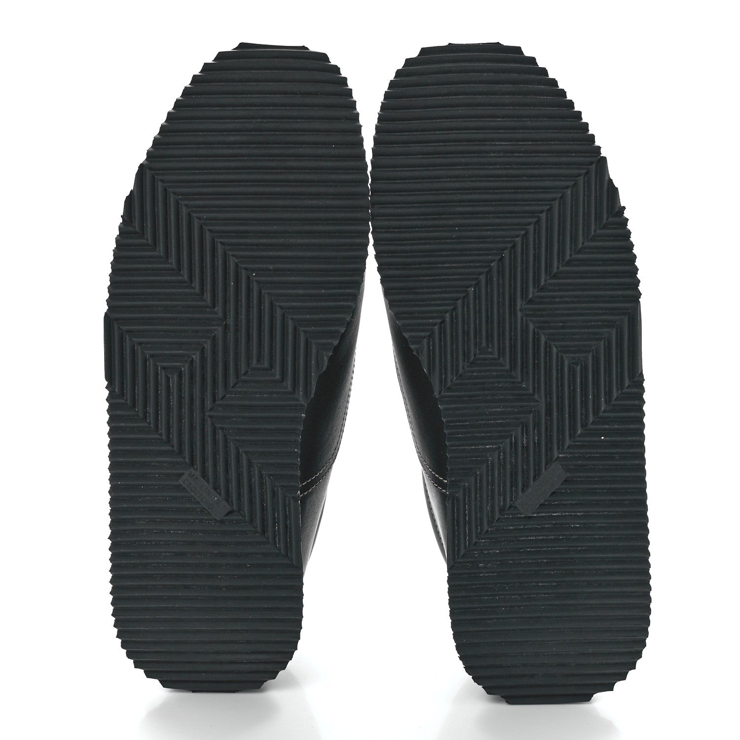 Hermes Calfskin Womens Quick Sneakers 38.5 Black 6 of 9