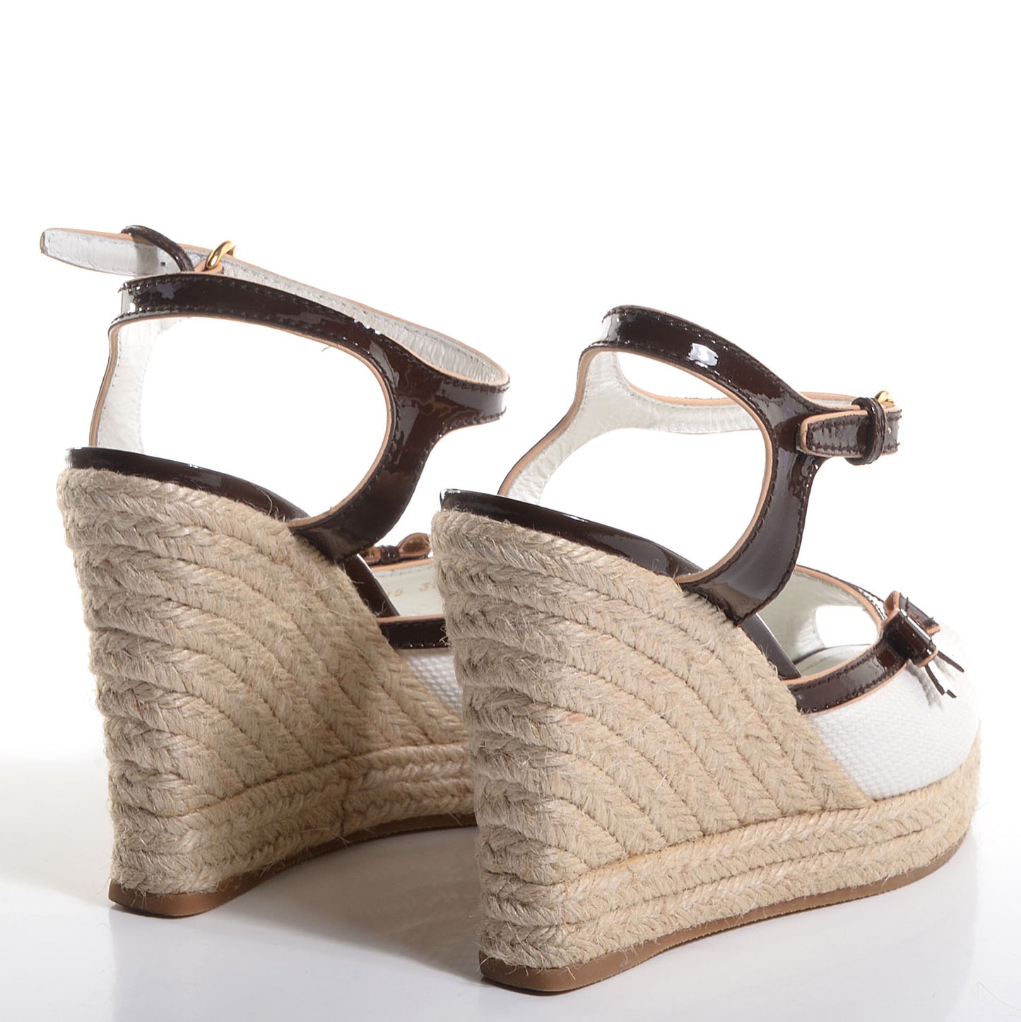 Canvas Bow Wedge 38