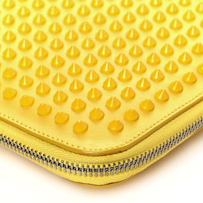 Christian Louboutin Calf Spiked Cris iPad Case Yellow 10 of 16