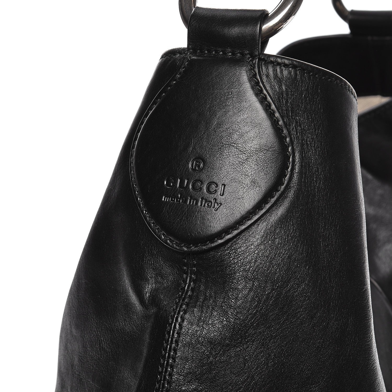 Gucci Soft Calfskin Icon Hobo Black 10 of 10