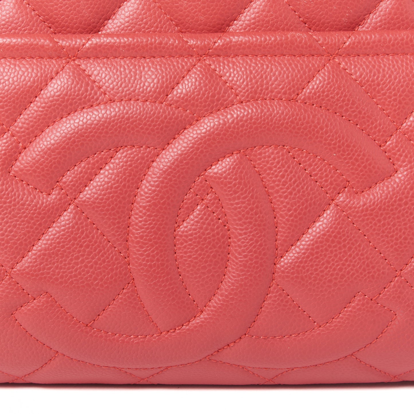 Caviar Quilted Timeless CC Soft Tote Pink