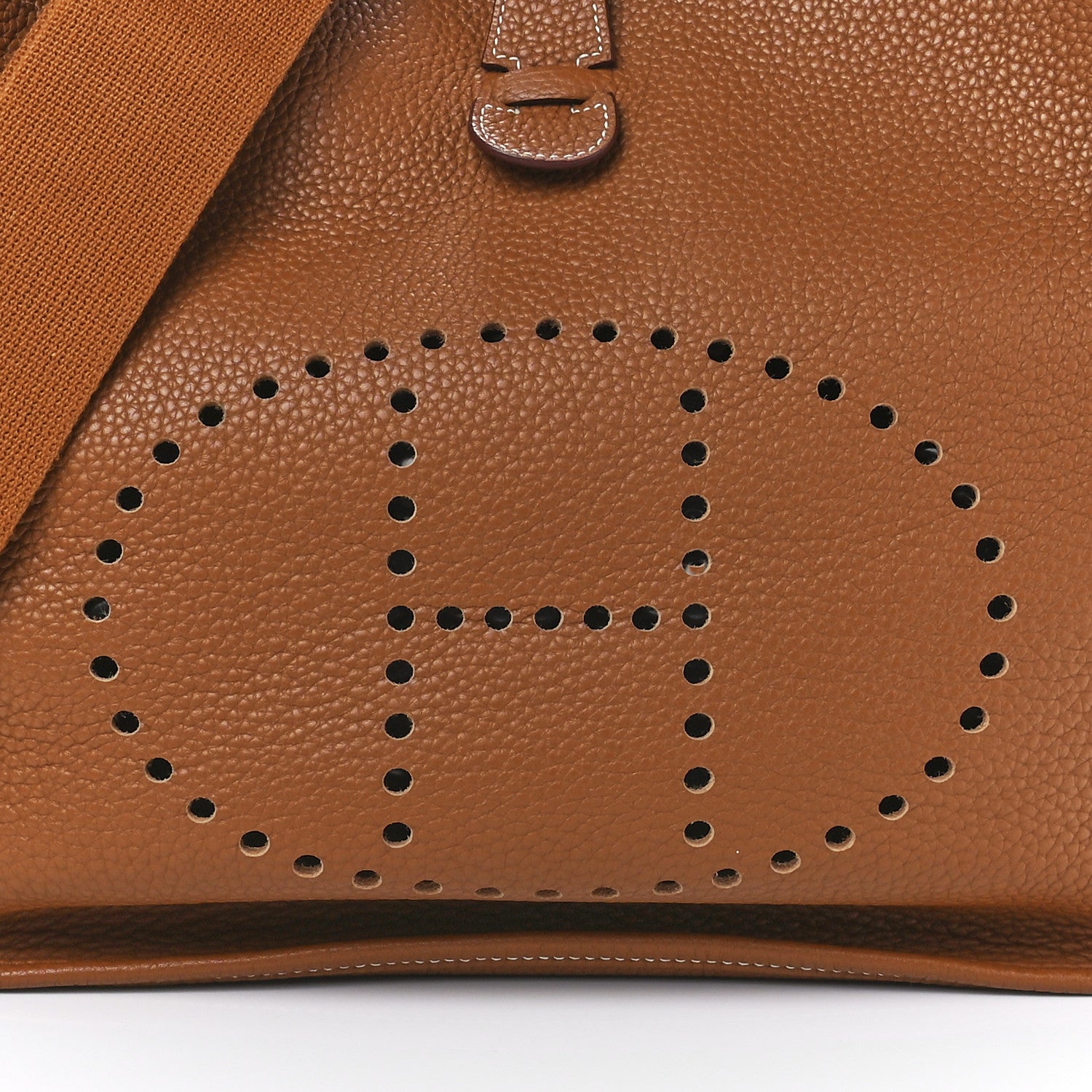 Hermes Taurillon Clemence Evelyne III PM Gold 8 of 11