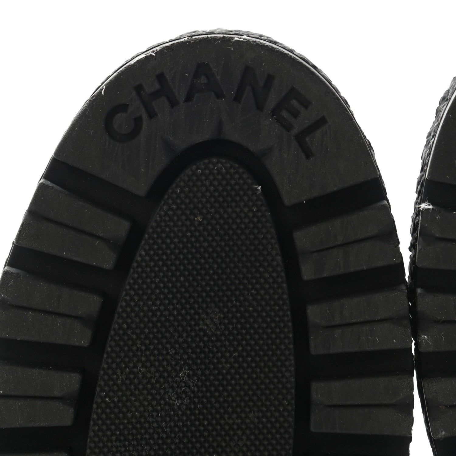 Chanel Calfskin CC Turnlock Lace Up Boots 35.5 Black 7 of 14